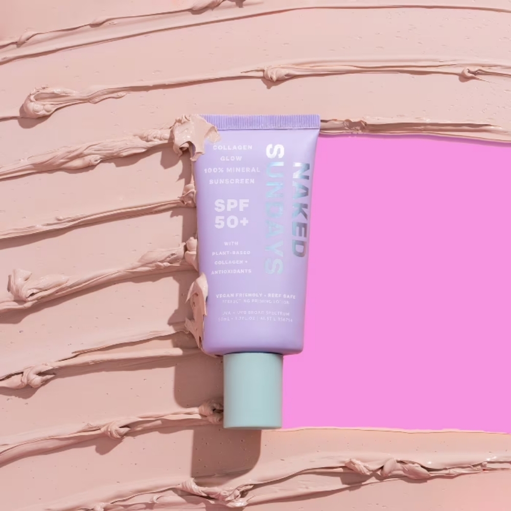 Naked Sundays 4-in-1 SPF50+ Collagen Glow 100% Mineral Sunscreen - Picture 2 of 6